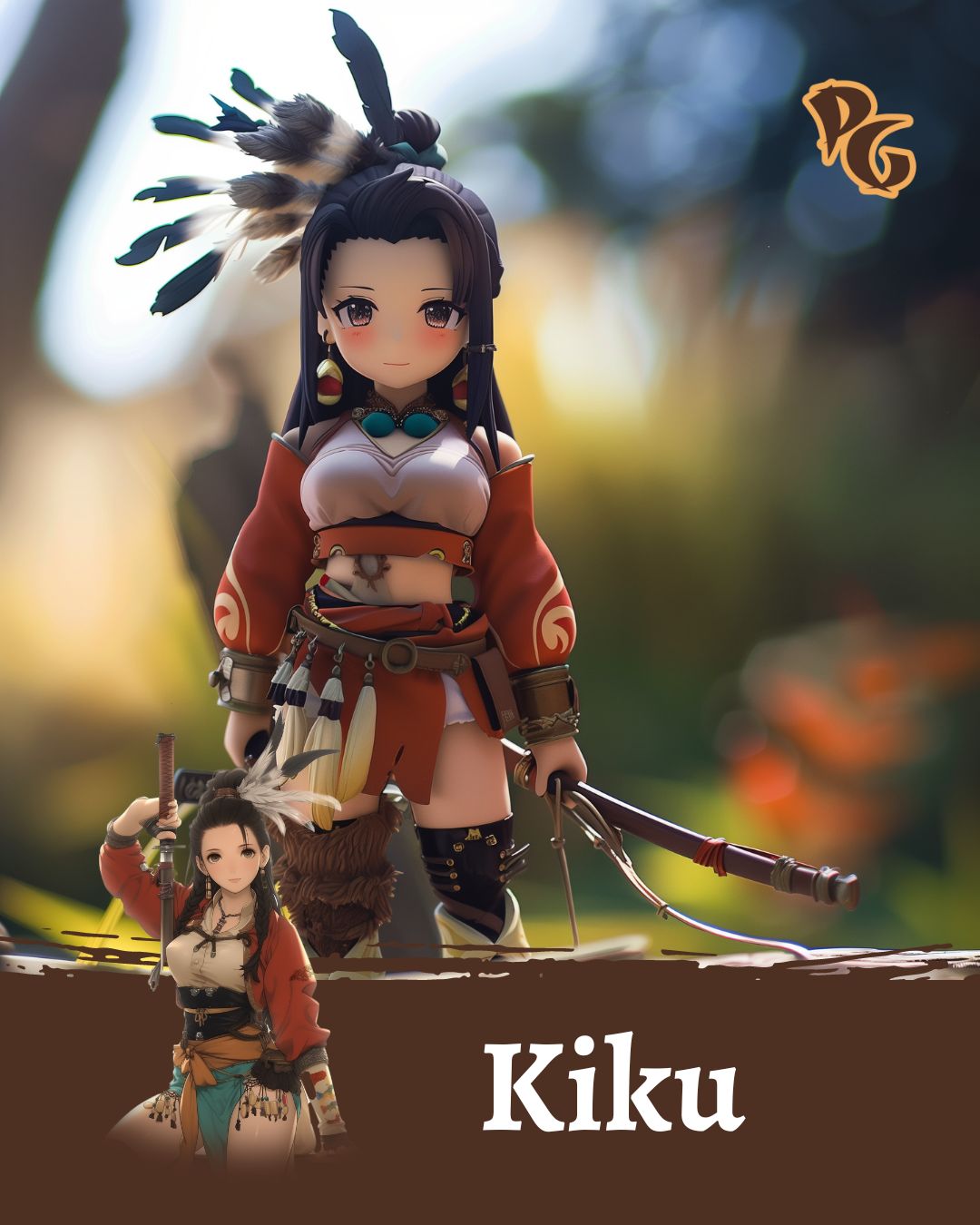 kiku figurine